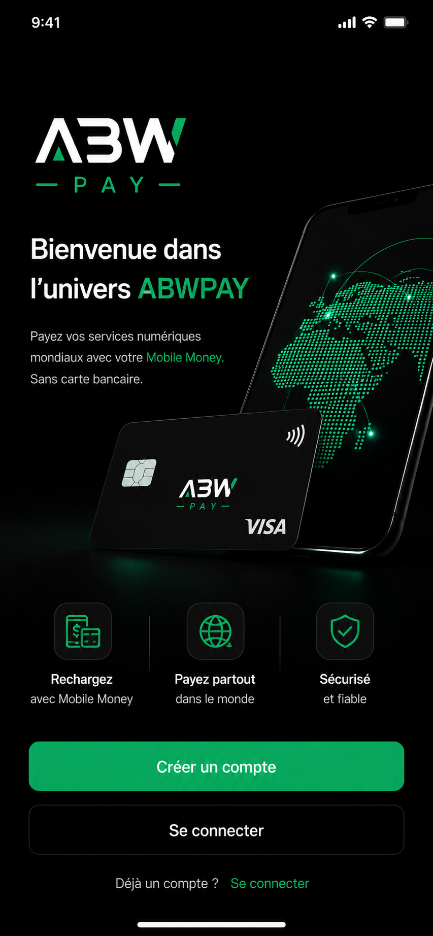 Accueil mobile ABWPAY