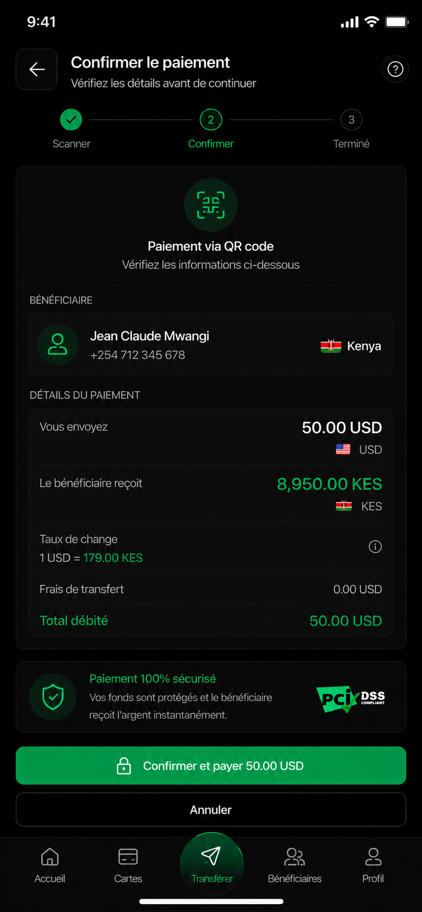 Confirmation QR Pay ABWPAY